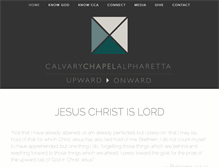 Tablet Screenshot of calvaryalpharetta.com